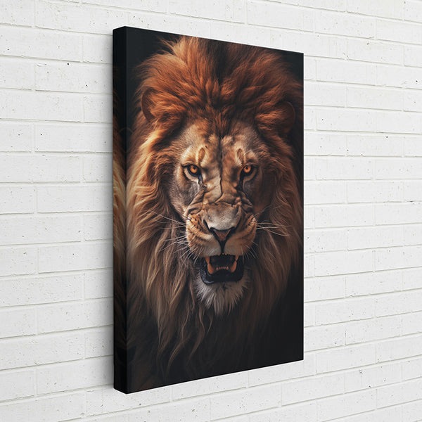 1VROP Ferocity in Focus: The Lion - Sightly Prints