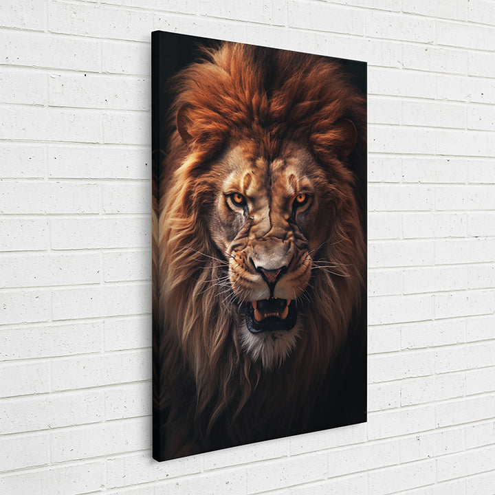 1VROP Ferocity in Focus: The Lion - Sightly Prints