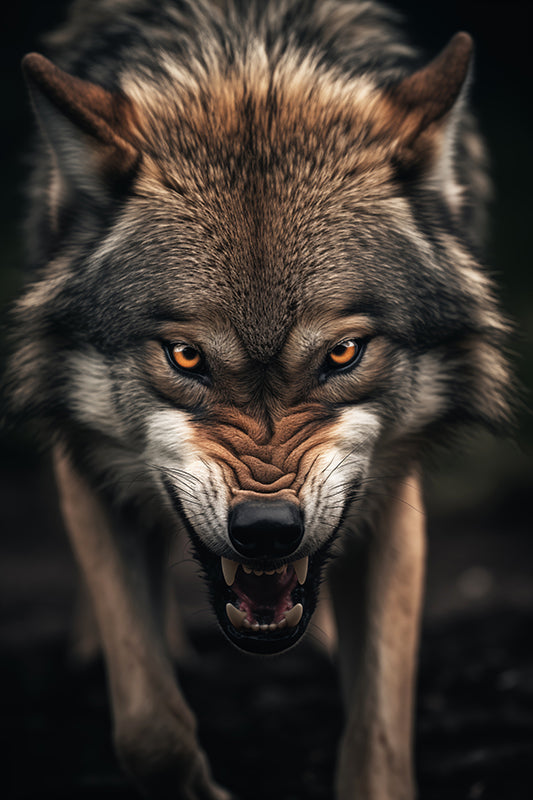 KOCT3 Ferocity in Focus: The Wolf - Sightly Prints