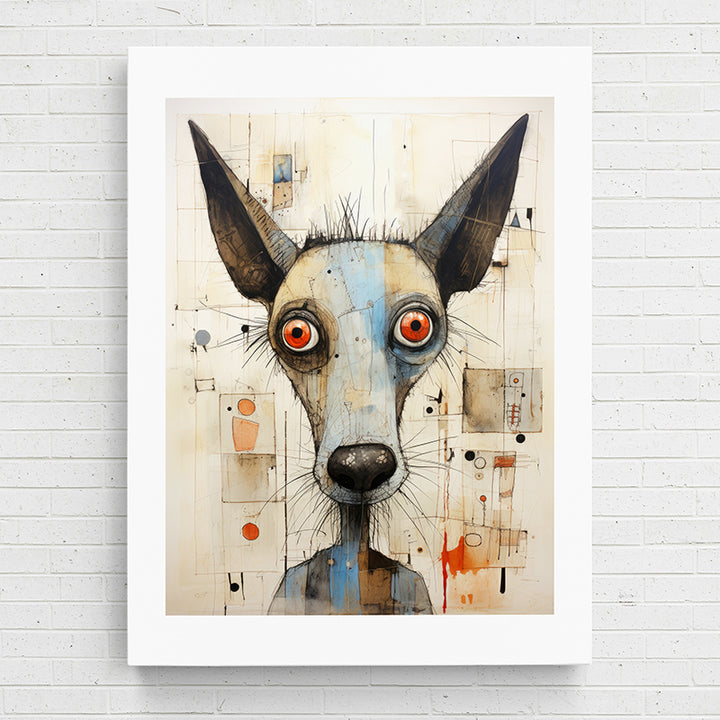 8KLGT Quirky Animals: The Jitters VI - Sightly Prints