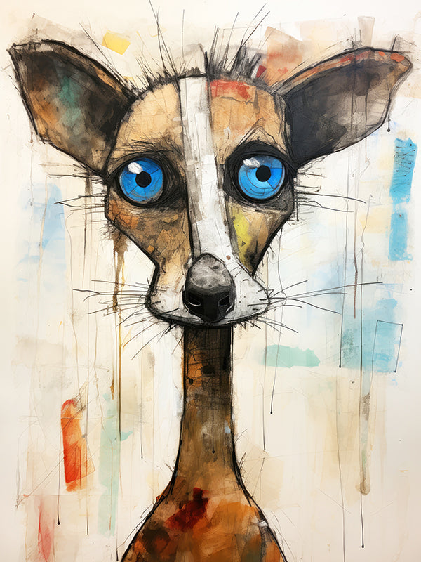 AELIU Quirky Animals: The Jitters VII - Sightly Prints