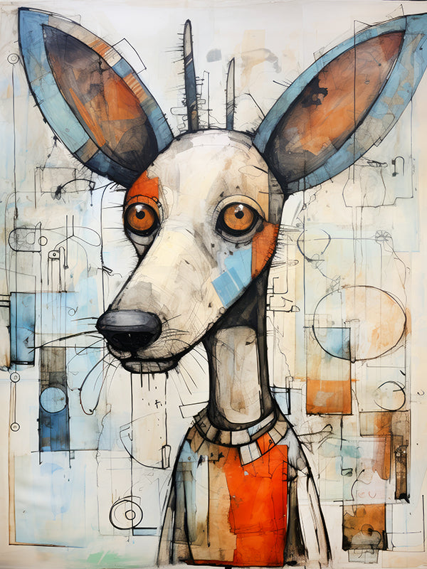 KBZAE Quirky Animals: The Jitters VIII - Sightly Prints