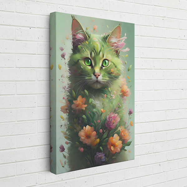 0TETL Floral Felines: Clover - Sightly Prints