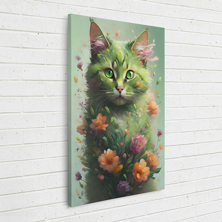 0TETL Floral Felines: Clover - Sightly Prints