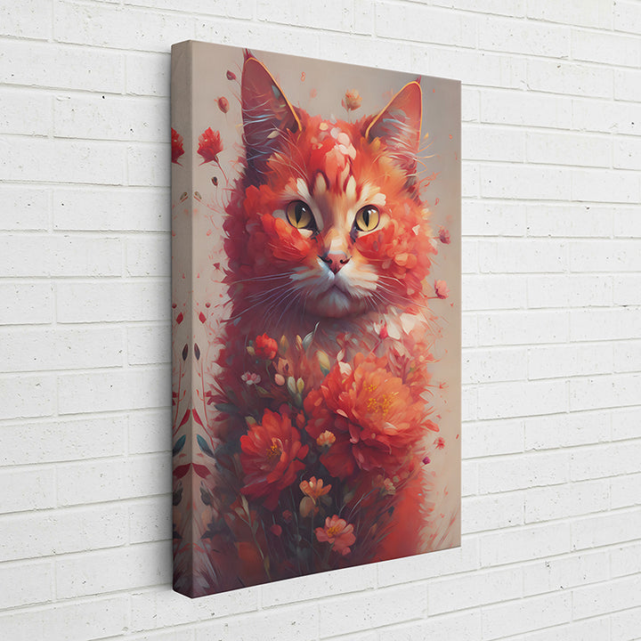 KWGH6 Floral Felines: Milo - Sightly Prints