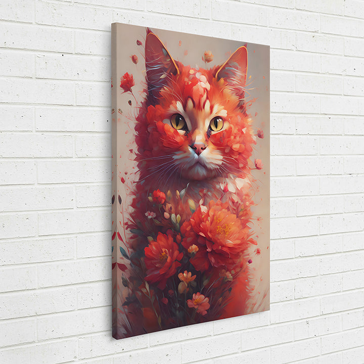 KWGH6 Floral Felines: Milo - Sightly Prints