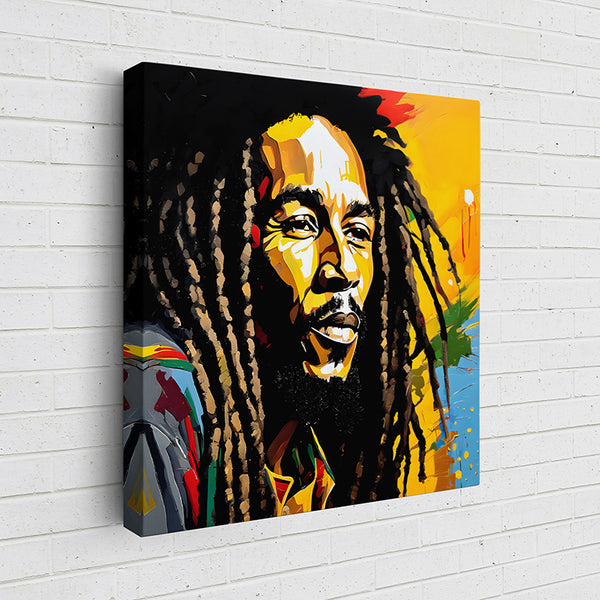 5551Z Bob Marley colorful homage IV - Sightly Prints