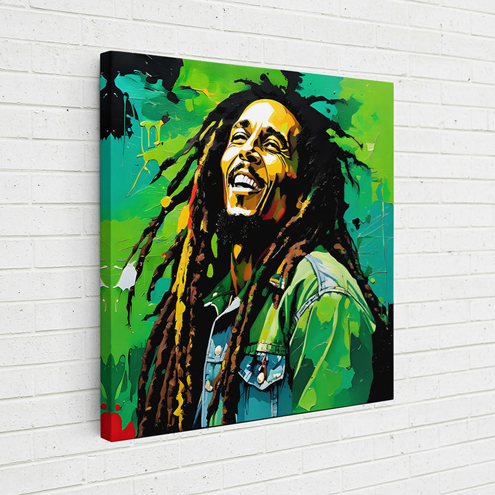 6UGX1 Bob Marley colorful homage III - Sightly Prints