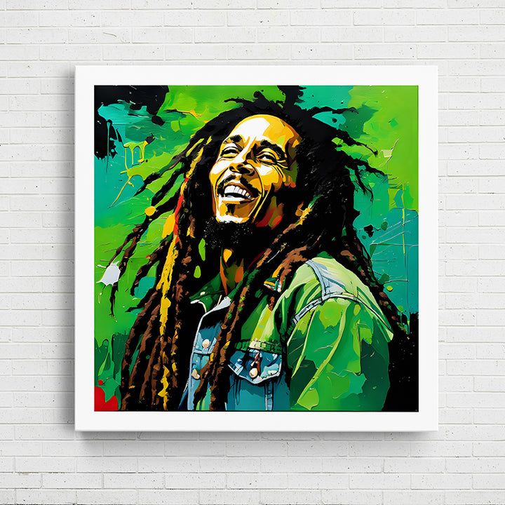 6UGX1 Bob Marley colorful homage III - Sightly Prints