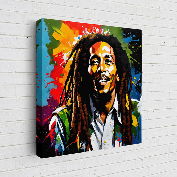 M3529 Bob Marley colorful homage I - Sightly Prints