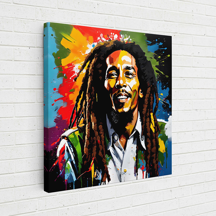 M3529 Bob Marley colorful homage I - Sightly Prints