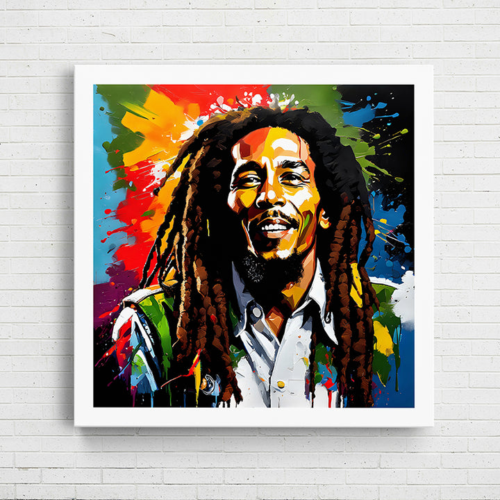 M3529 Bob Marley colorful homage I - Sightly Prints