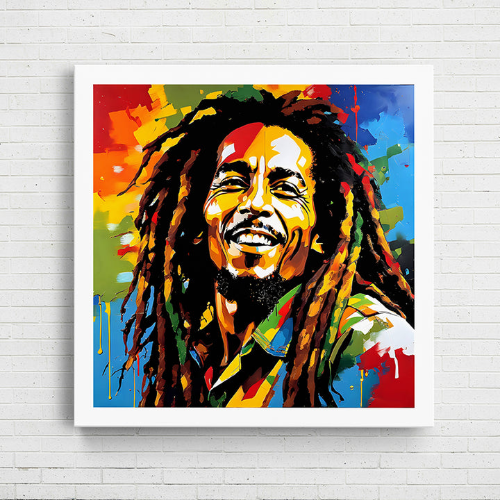 Z044N Bob Marley colorful homage VI - Sightly Prints