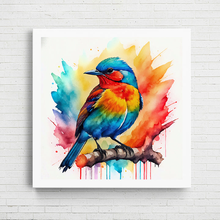 Y9LS5 Chromatic Plumage: Rainbow Hues IV - Sightly Prints