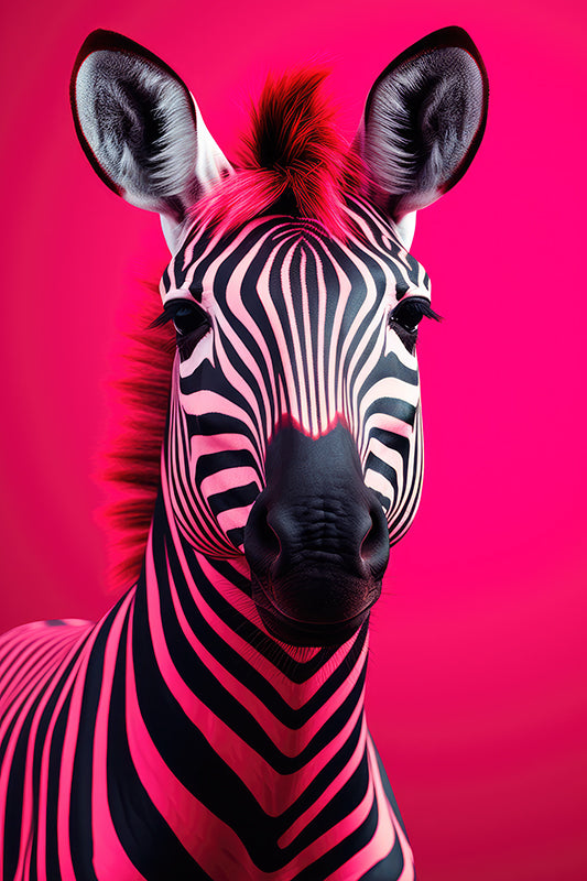 O6C4H Kaleidoscope of Wildlife: Zebra - Sightly Prints