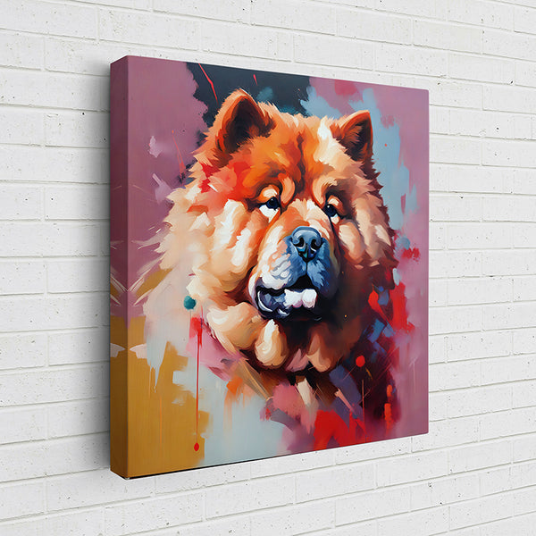 FKJTO Colorful Canine Portraits: Chow Chow II