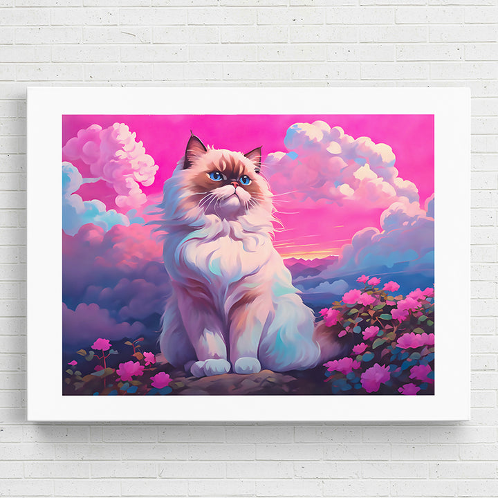 9YQEP Celestial Cats: Aurora - Sightly Prints