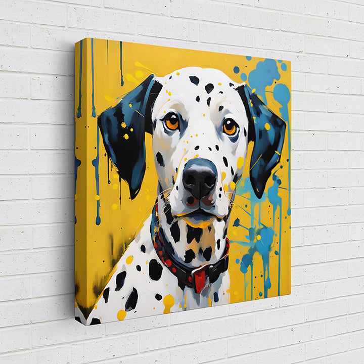 3VQGC Colorful Canine Portraits: The Dalmatian II - Sightly Prints