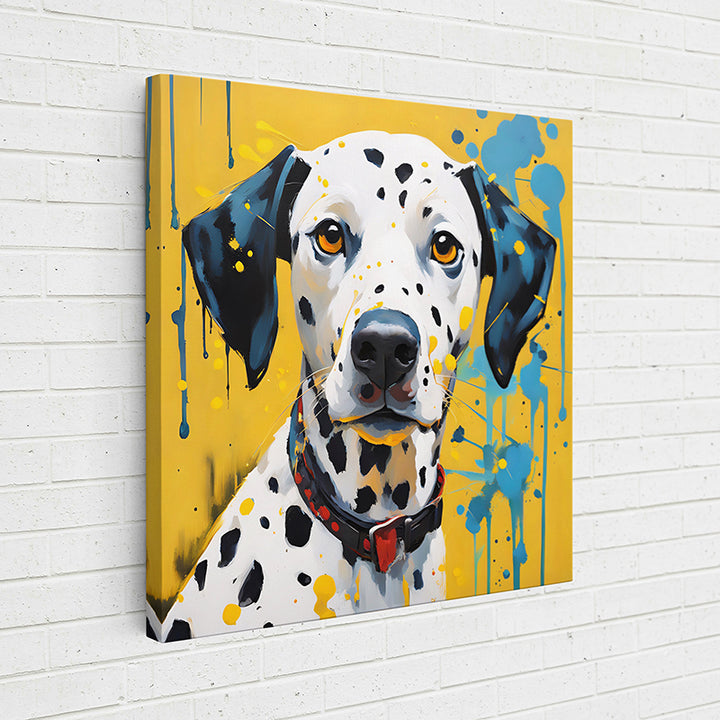 3VQGC Colorful Canine Portraits: The Dalmatian II - Sightly Prints