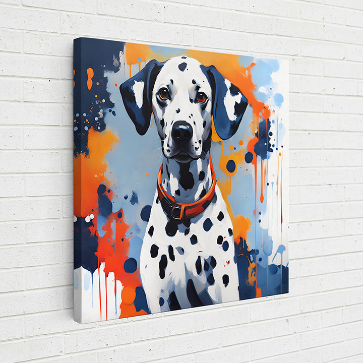 BAHHO Colorful Canine Portraits: The Dalmatian IV - Sightly Prints