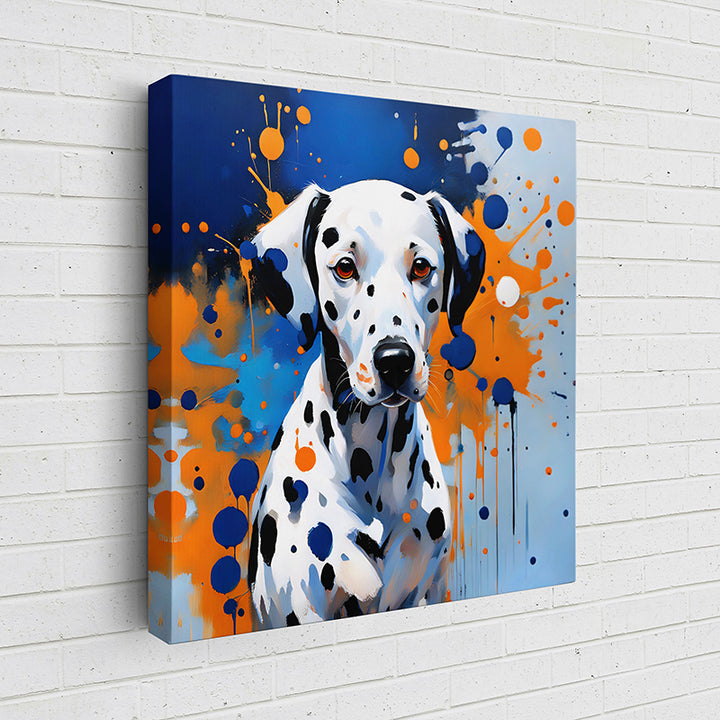 BHG77 Colorful Canine Portraits: The Dalmatian V - Sightly Prints