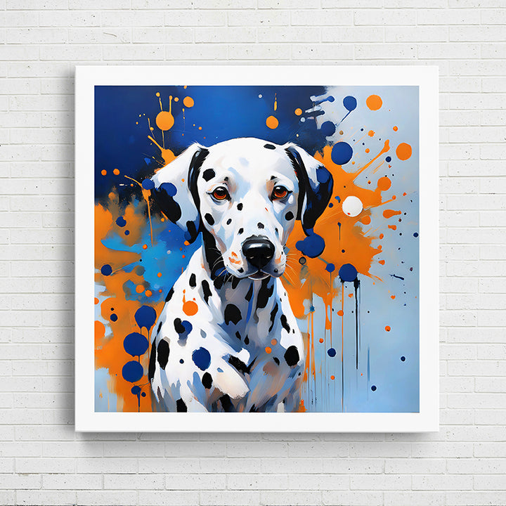 BHG77 Colorful Canine Portraits: The Dalmatian V - Sightly Prints