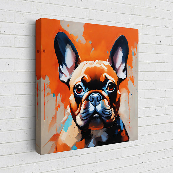 FX2SD Colorful Canine Portraits: French Bulldog II