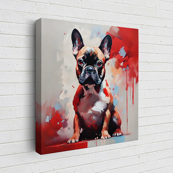 WAJOB Colorful Canine Portraits: French Bulldog IV