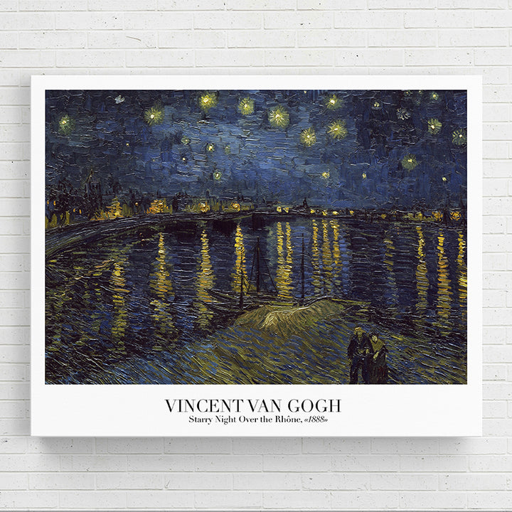 3H6OL Starry Night Over The Rhône - Vincent Van Gogh - Sightly Prints