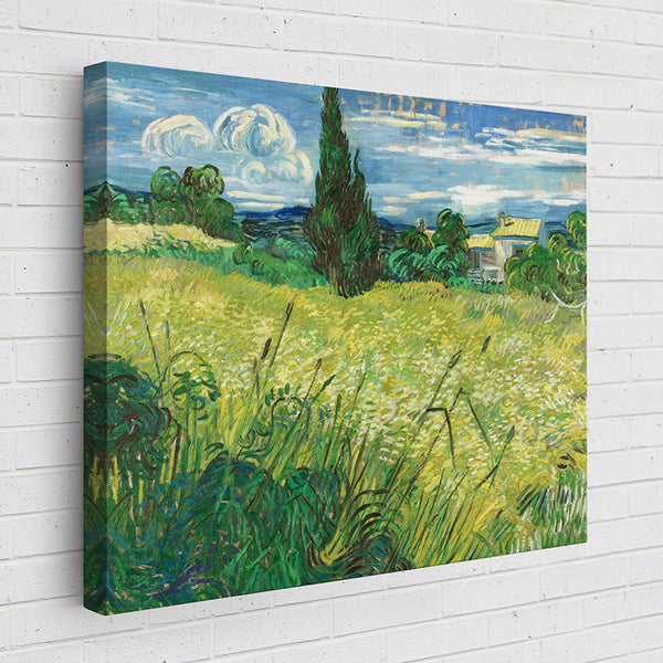 UAYG2 Green Wheat Field with Cypress - Vincent Van Gogh