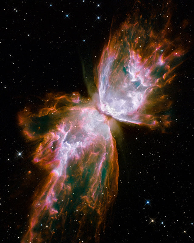 3WNQ2 Butterfly emerges from stellar demise in planetary nebula NGC 6302 - Sightly Prints