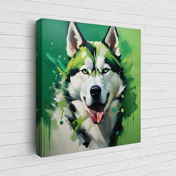 98KOT Colorful Canine Portraits: Husky I