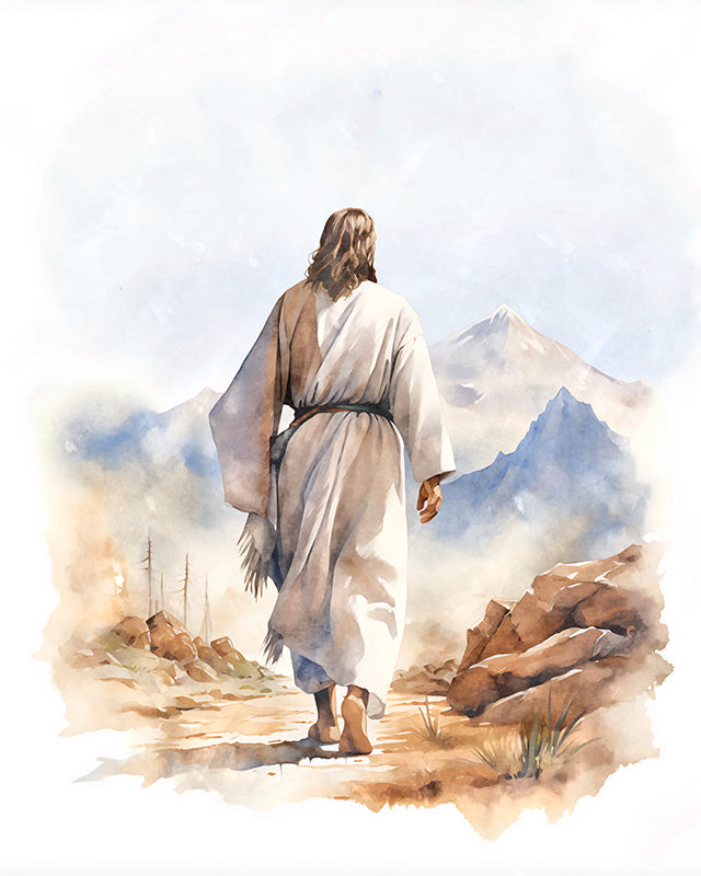 TKP5E Christ’s embrace: His Way - Sightly Prints