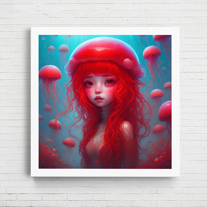 ARW2W Ocean Nymph: Scarlet - Sightly Prints