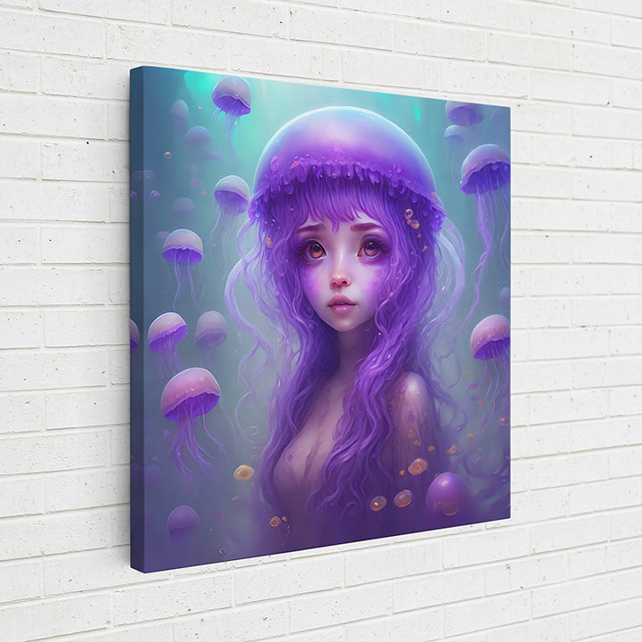 DULYA Ocean Nymph: Violet - Sightly Prints