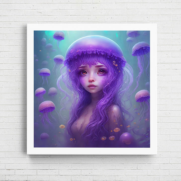 DULYA Ocean Nymph: Violet - Sightly Prints