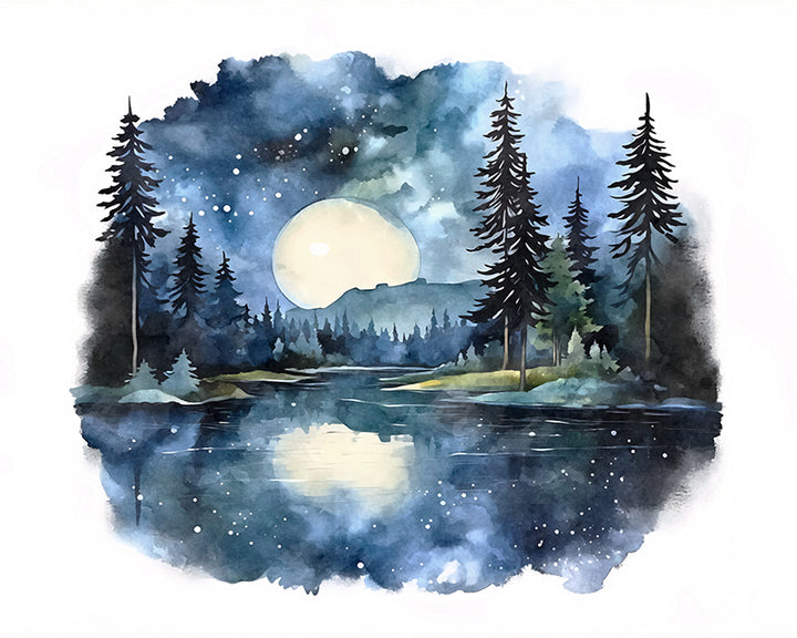 3F0YF Watercolor Horizons II - Sightly Prints