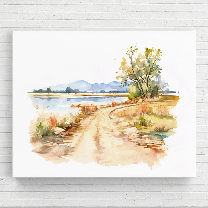 3VWRJ Watercolor Horizons III - Sightly Prints