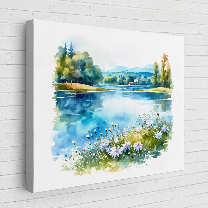 ARI1B Watercolor Horizons VII - Sightly Prints