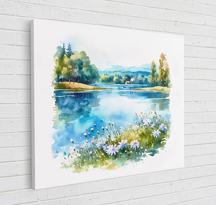 ARI1B Watercolor Horizons VII - Sightly Prints