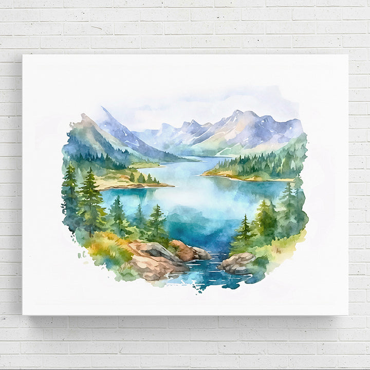 TO5W0 Watercolor Horizons XV - Sightly Prints