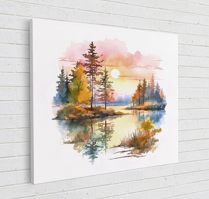 WJIG9 Watercolor Horizons XVII - Sightly Prints