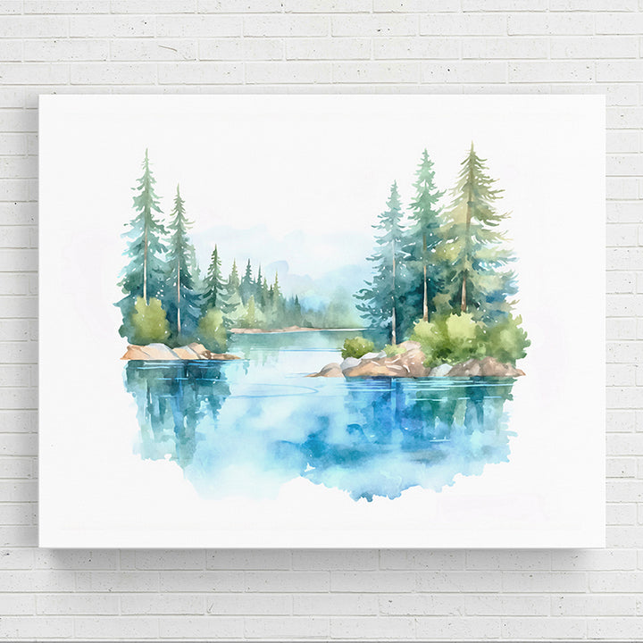 YWWEO Watercolor Horizons XX - Sightly Prints