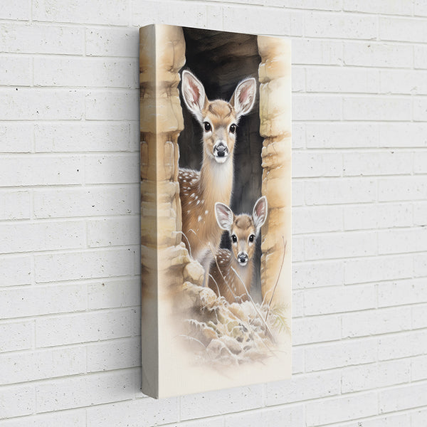 089C0 Motherly Love: Deer - Sightly Prints