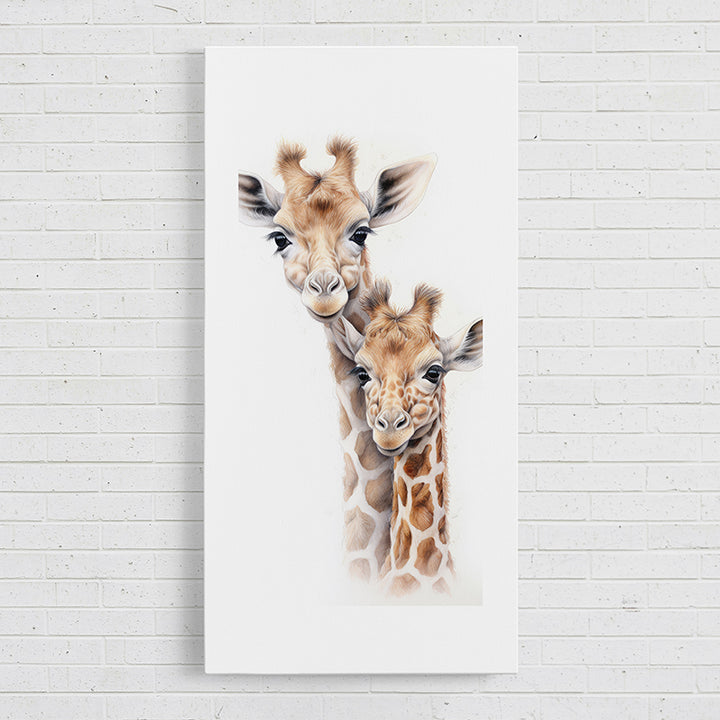 1IB93 Motherly Love: Giraffe - Sightly Prints