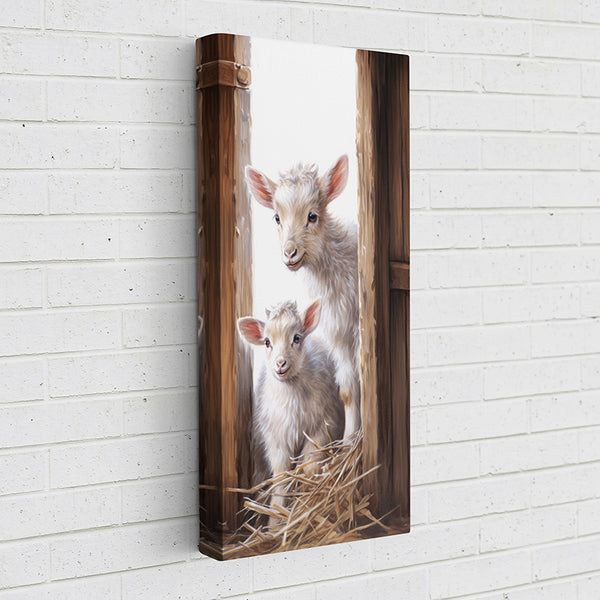 20SQ1 Motherly Love: Goat - Sightly Prints