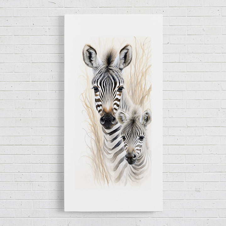 2K5ND Motherly Love: Zebra - Sightly Prints