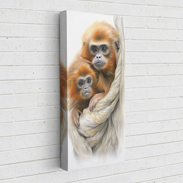 3TM1C Motherly Love: Howler Monkey - Sightly Prints