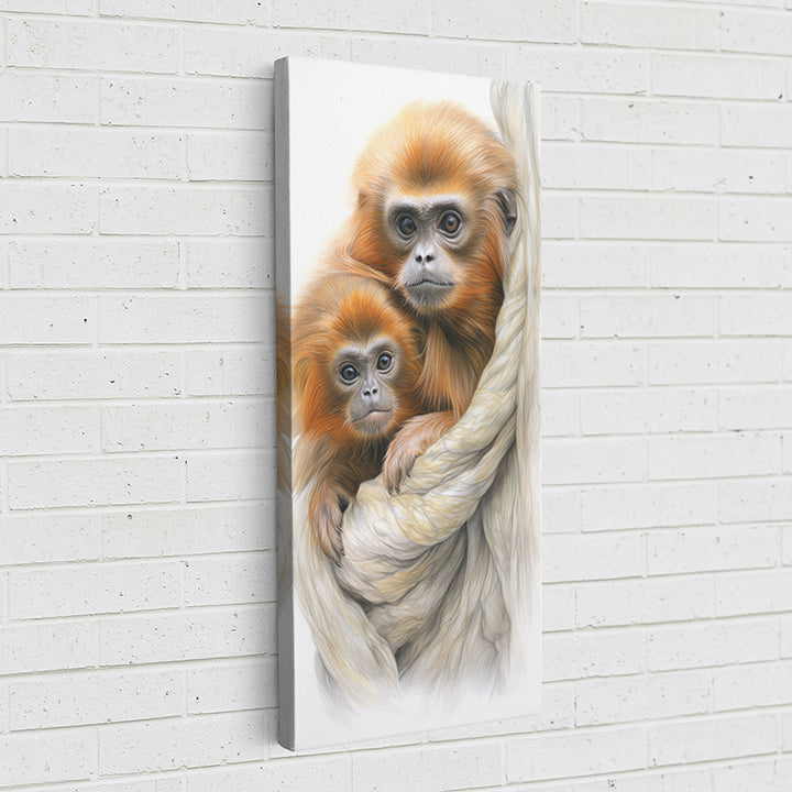 3TM1C Motherly Love: Howler Monkey - Sightly Prints