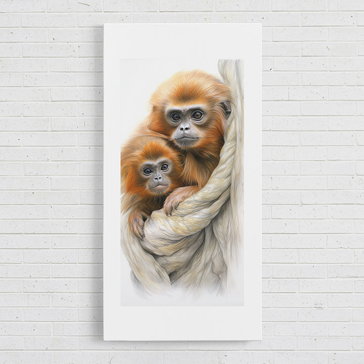 3TM1C Motherly Love: Howler Monkey - Sightly Prints